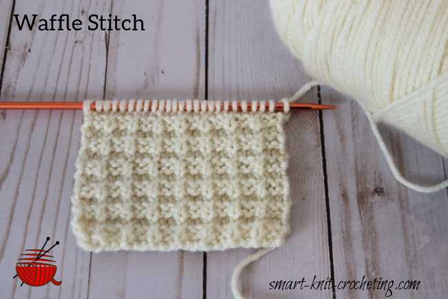 How to Knit the Waffle Stitch  Waffle stitch, Knit stitch patterns, Stitch  patterns