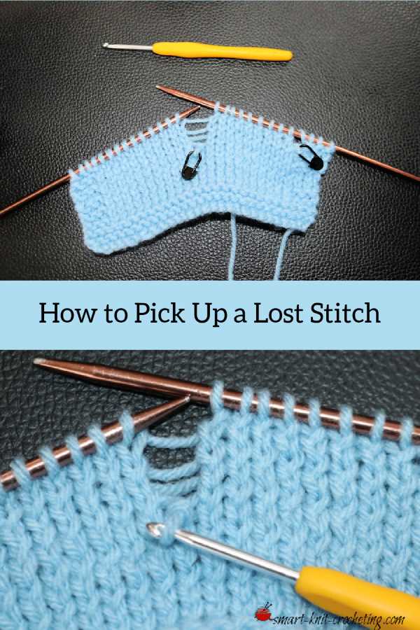 How To Pick Up A Dropped Stitch In Knitting