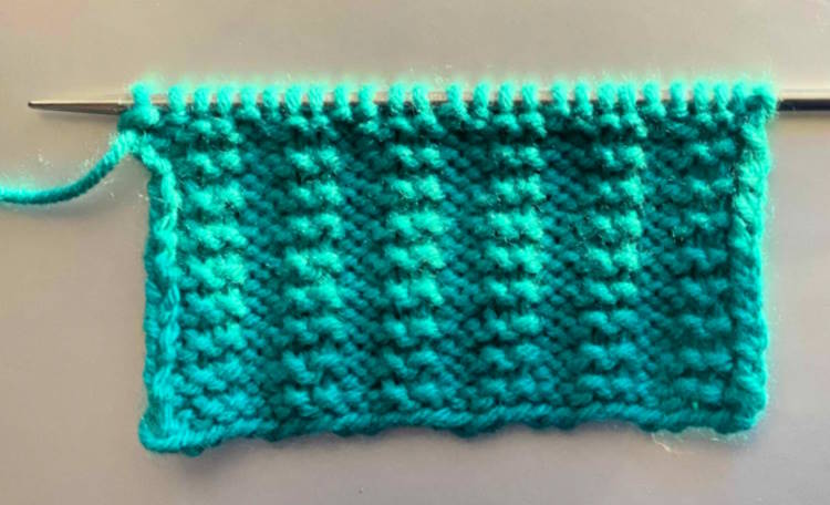 Garter Ribbing Stitch Knitting Pattern - Studio Knit